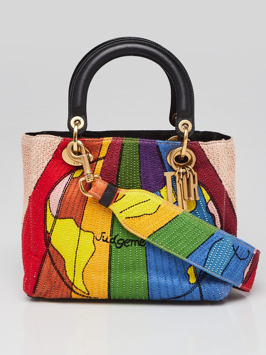 Christian Dior Multicolor Fabric Tarot Embroidered and Beaded