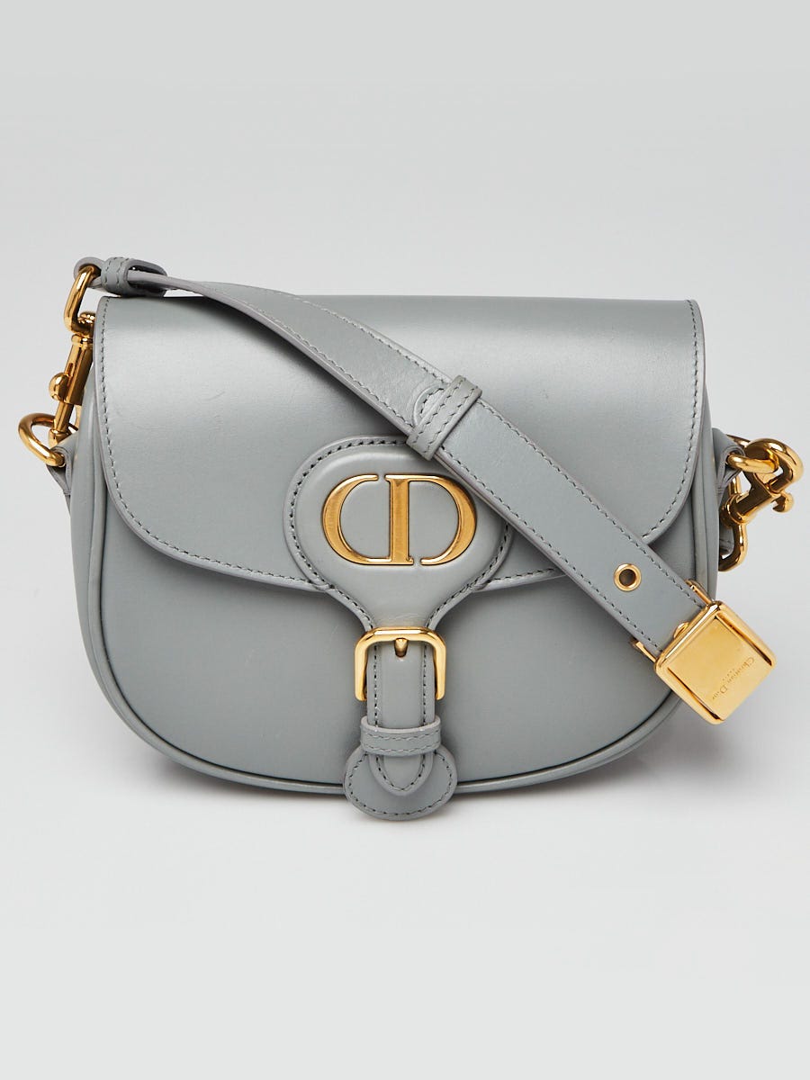 Christian Dior Grey Smooth Leather Small Dior Bobby Bag | Yoogi's