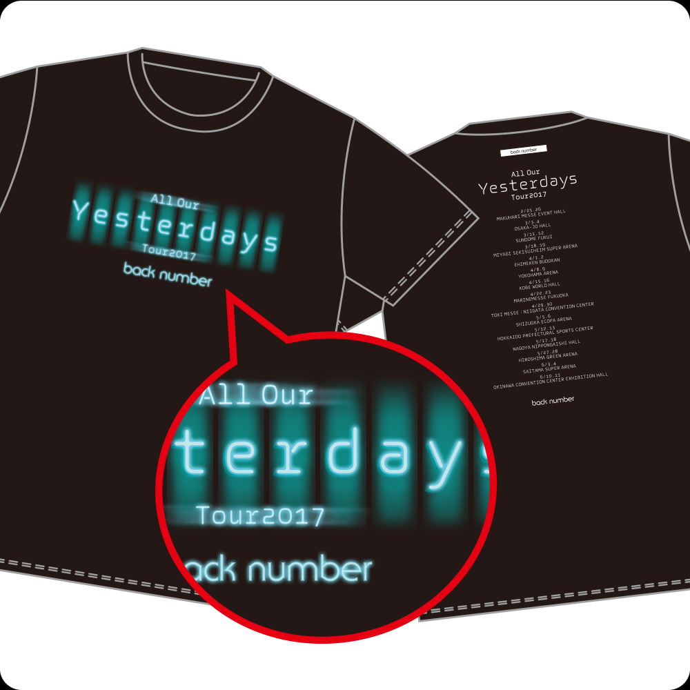 back number tour2017