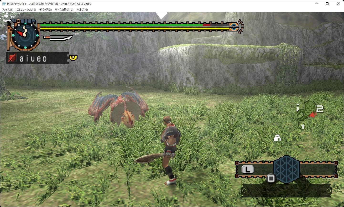 baikin.net | [PSP] MHP2Gを遊ぶ