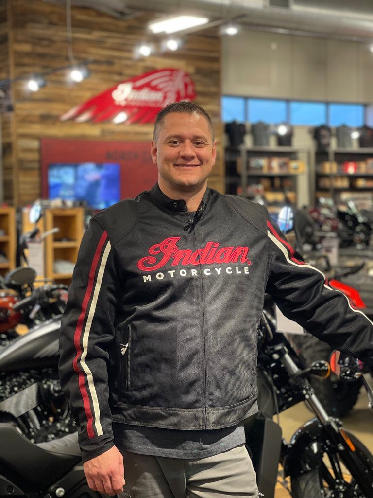 Indian Motorcycle Men's Milestone Mesh Jacket, Black | 2833392