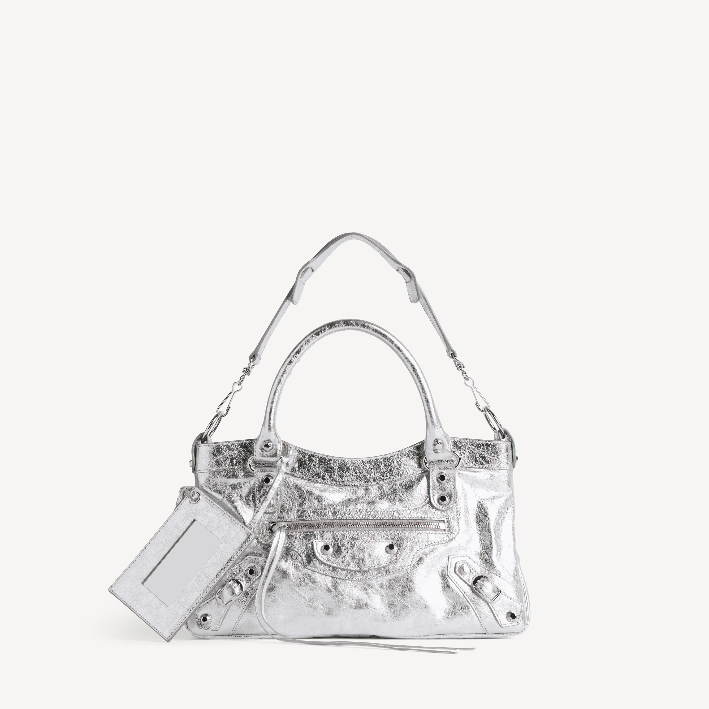 Women's Le City First Bag in Silver | Balenciaga JP