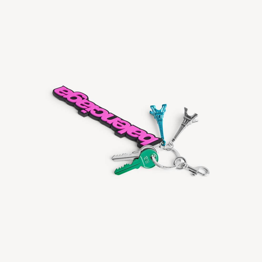 Women's Biker Balenciaga Charm/keychain in Pink/black | Balenciaga JP