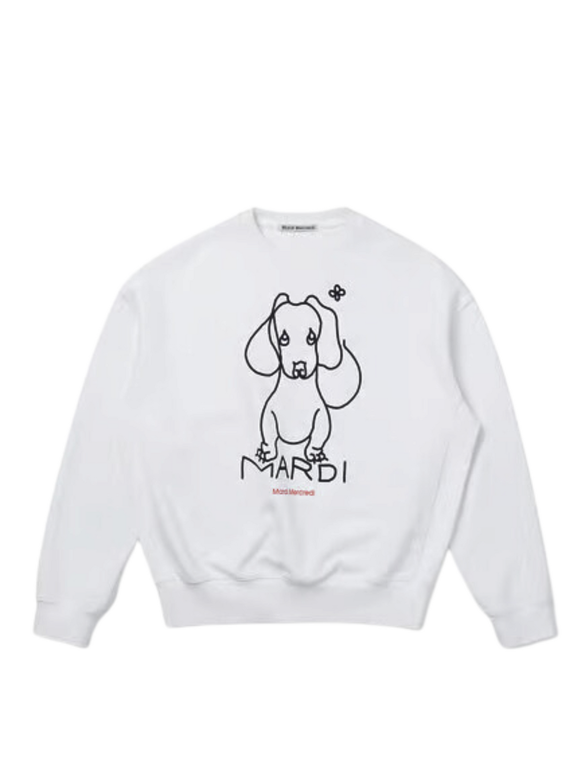 Mardi Mercredi Sweatshirt Ddanji CH.02 White Black – Balilene