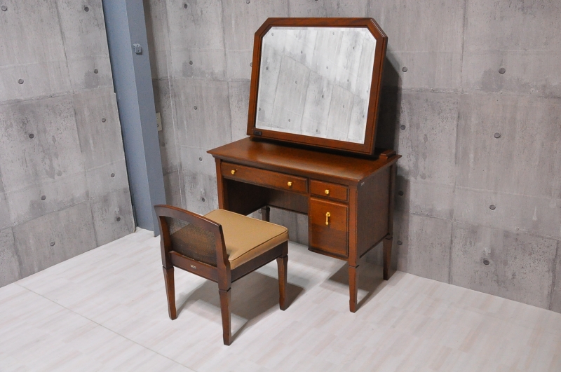 マルニ木工 地中海シリーズ 木製ドレッサー 椅子 セット マルニ木工