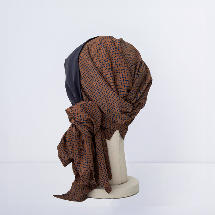 SCARF HAT (M) / Antique-Brown – BAREN（バレン）