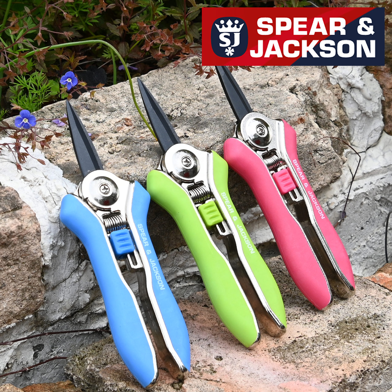 英国ブランド Spear＆Jackson 剪定鋏 バイパスタイプ MAX15mm