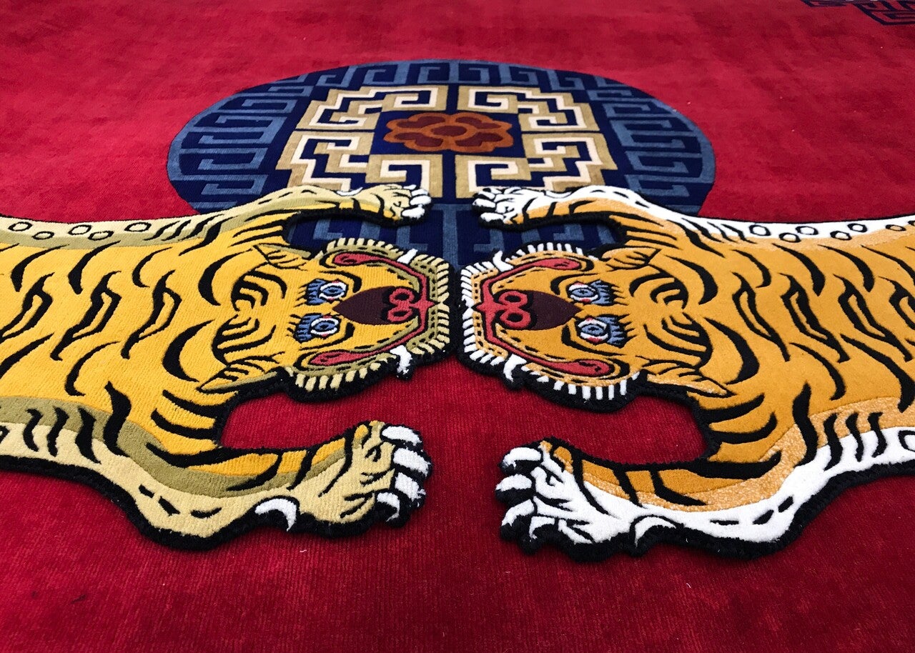 チベタンタイガーラグ（ネパール産・本物）のロックダウンセールと