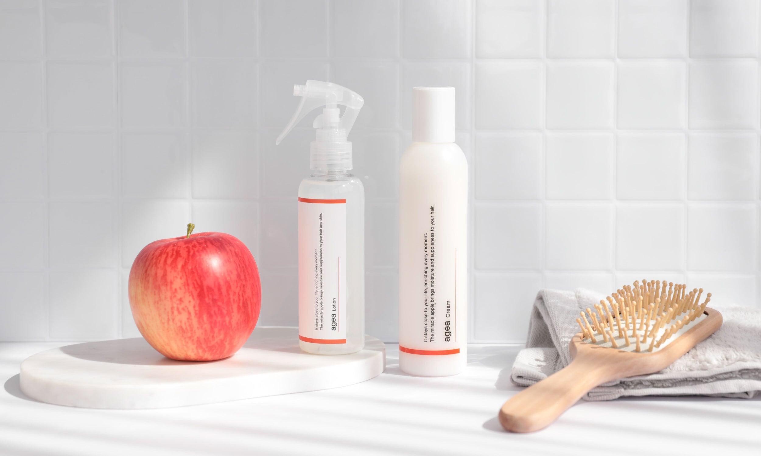 New Release!! 12/1～/ agea Cream🍎 りんご幹細胞ヘアミルク | agea