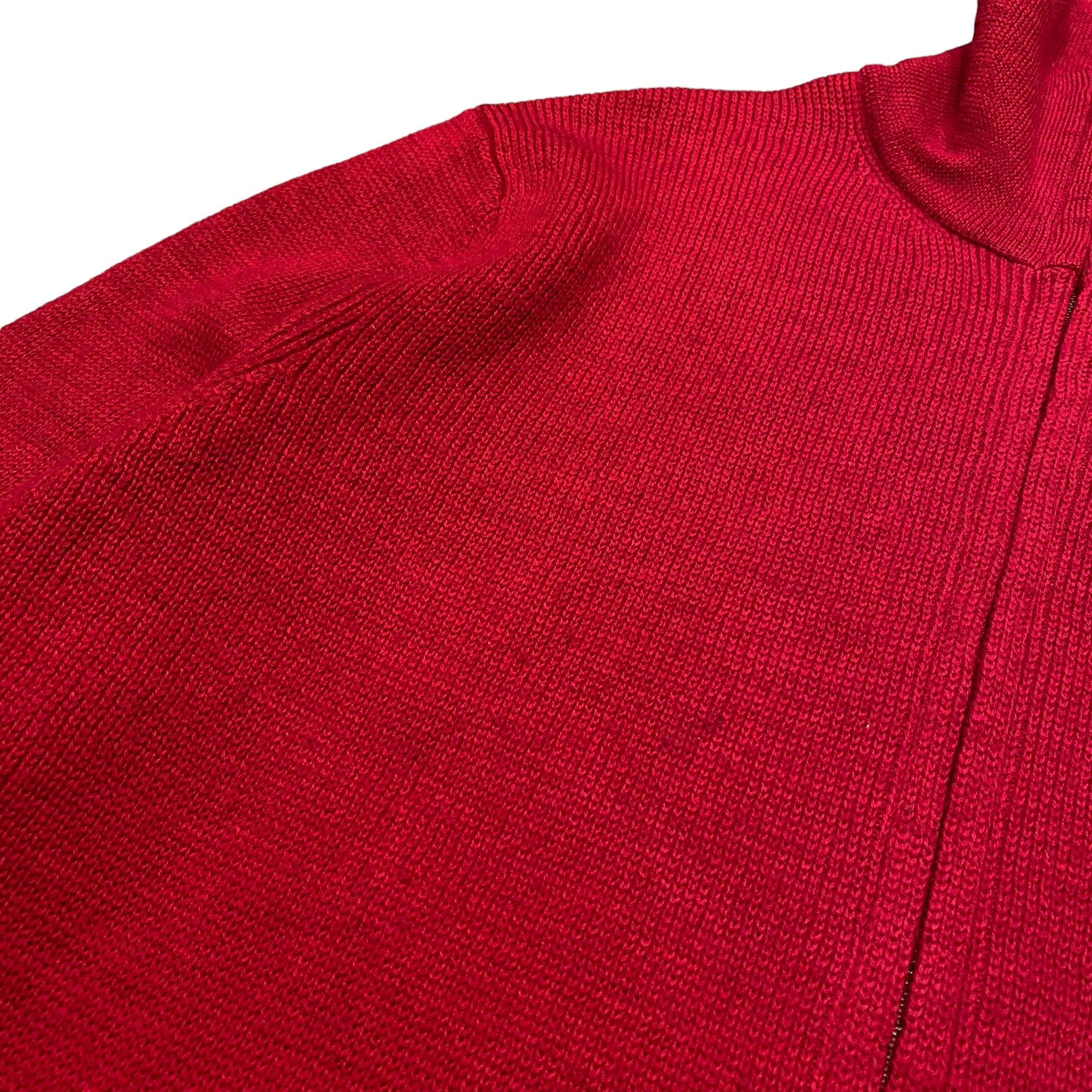 90's POLO Ralph Lauren Wool Full Zip Drivers Knit M / ポロ ラルフ