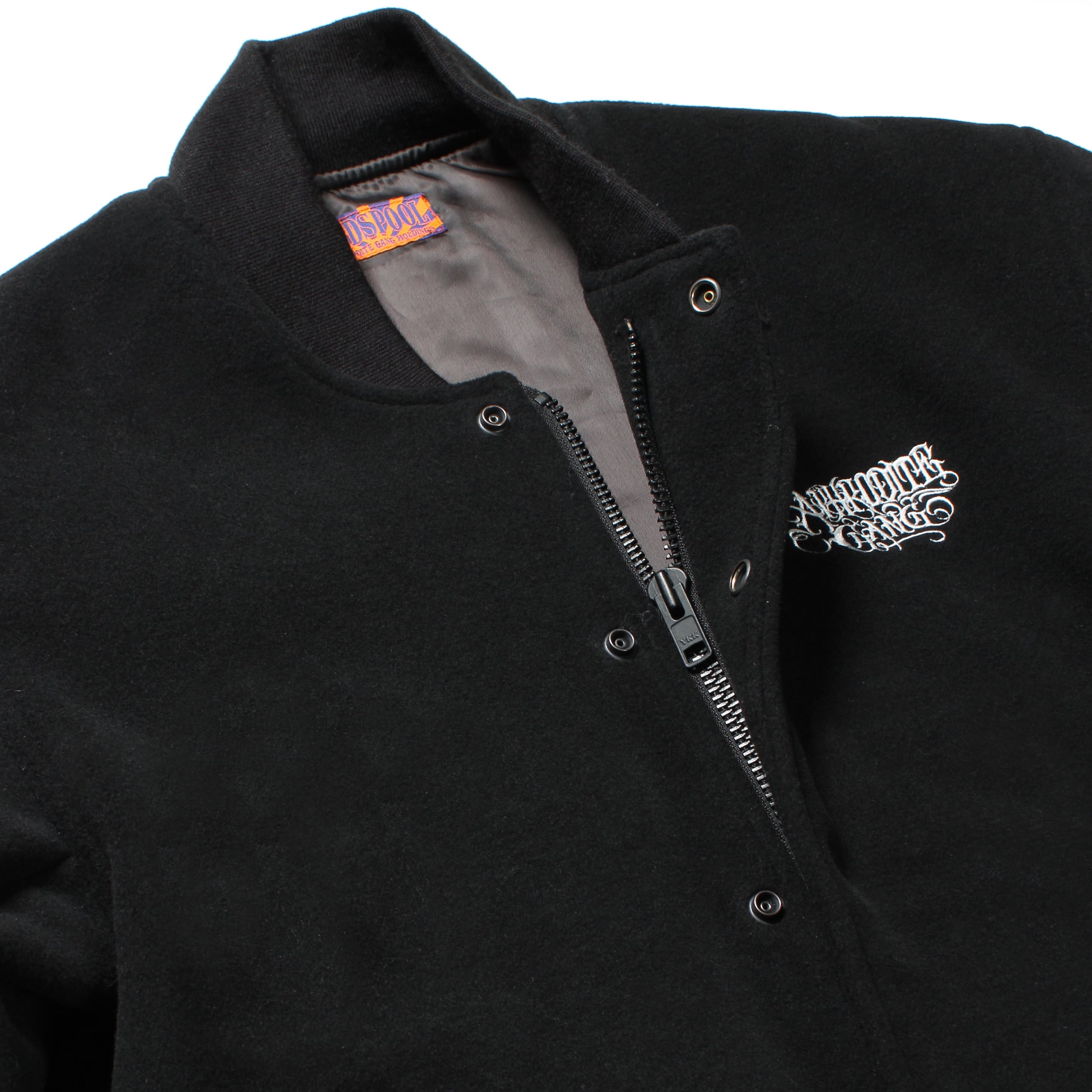 CLASSIC LOGO MELTON VARSITY JACKET | APHRODITEGANG HOLDINGS