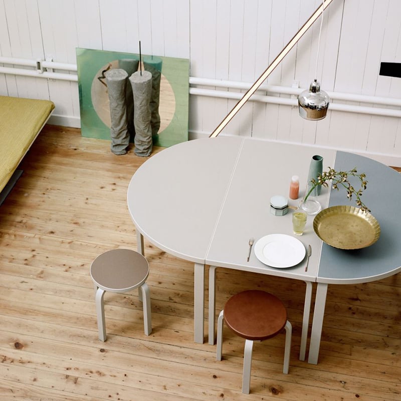 81B テーブル（120x75cm）ホワイト ラミネート［ アルテック ］ | REAL