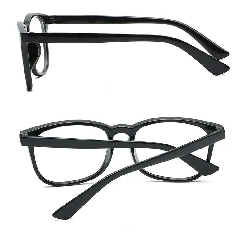 老眼鏡 モード系 黒縁 セルフレーム 艶ブラック | KBK Glasses 老眼鏡専門