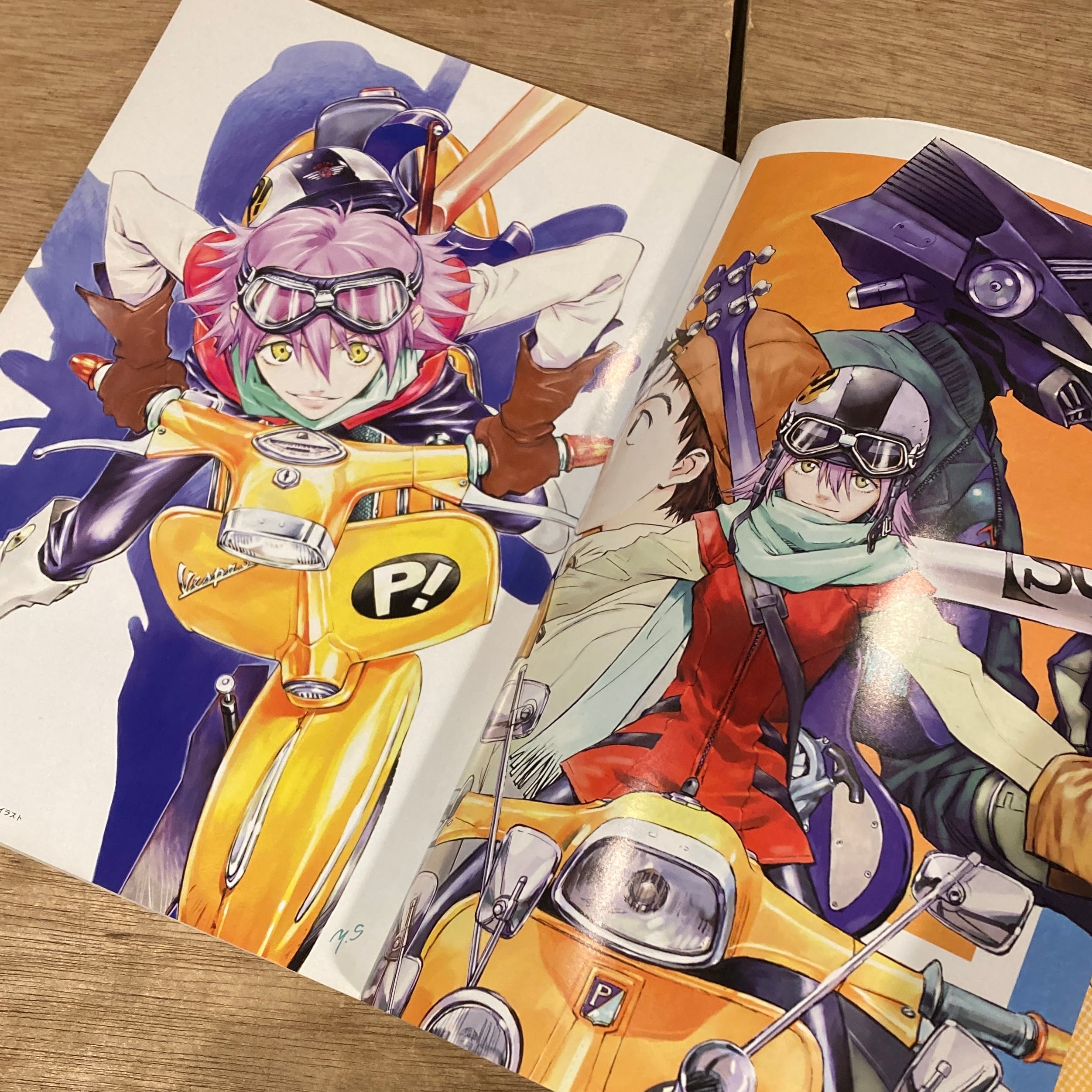 フリクリ原画集 GROUNDWORKS of FLCL | Pay ID