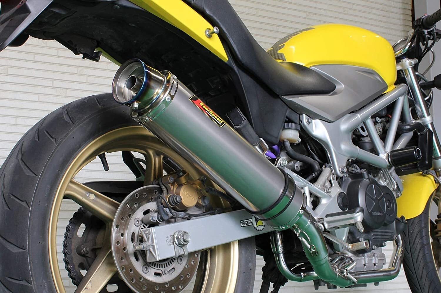 VTR250 / F MC33 FI車専用 METEO メテオ チタン ソリッド リアル