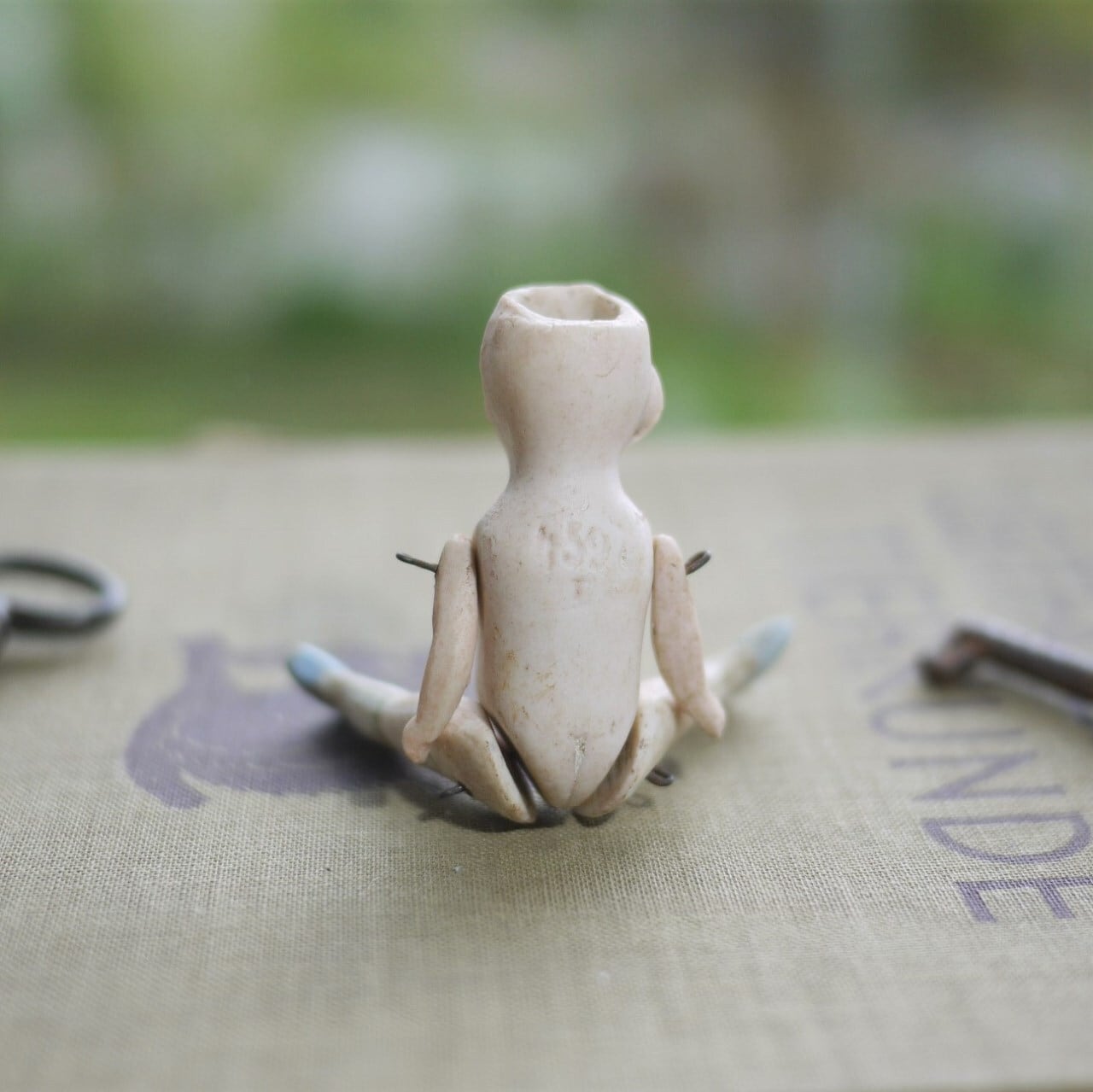 ワイヤー4ジョイント ビスクドール 7cm アンティークドイツ | こりすの