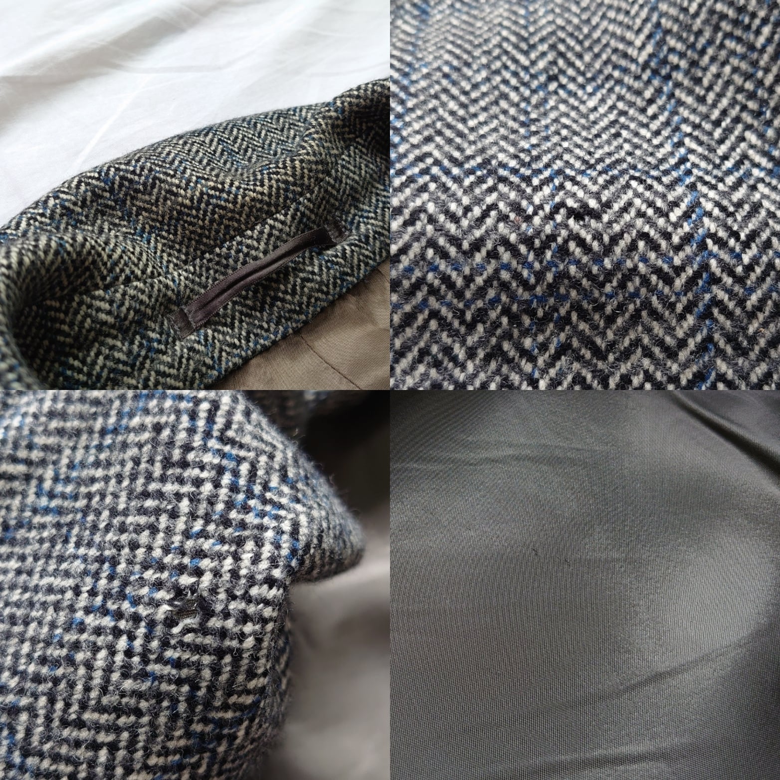 87年製】Burberrys バーバリー ツイードコート バルマカーンコート