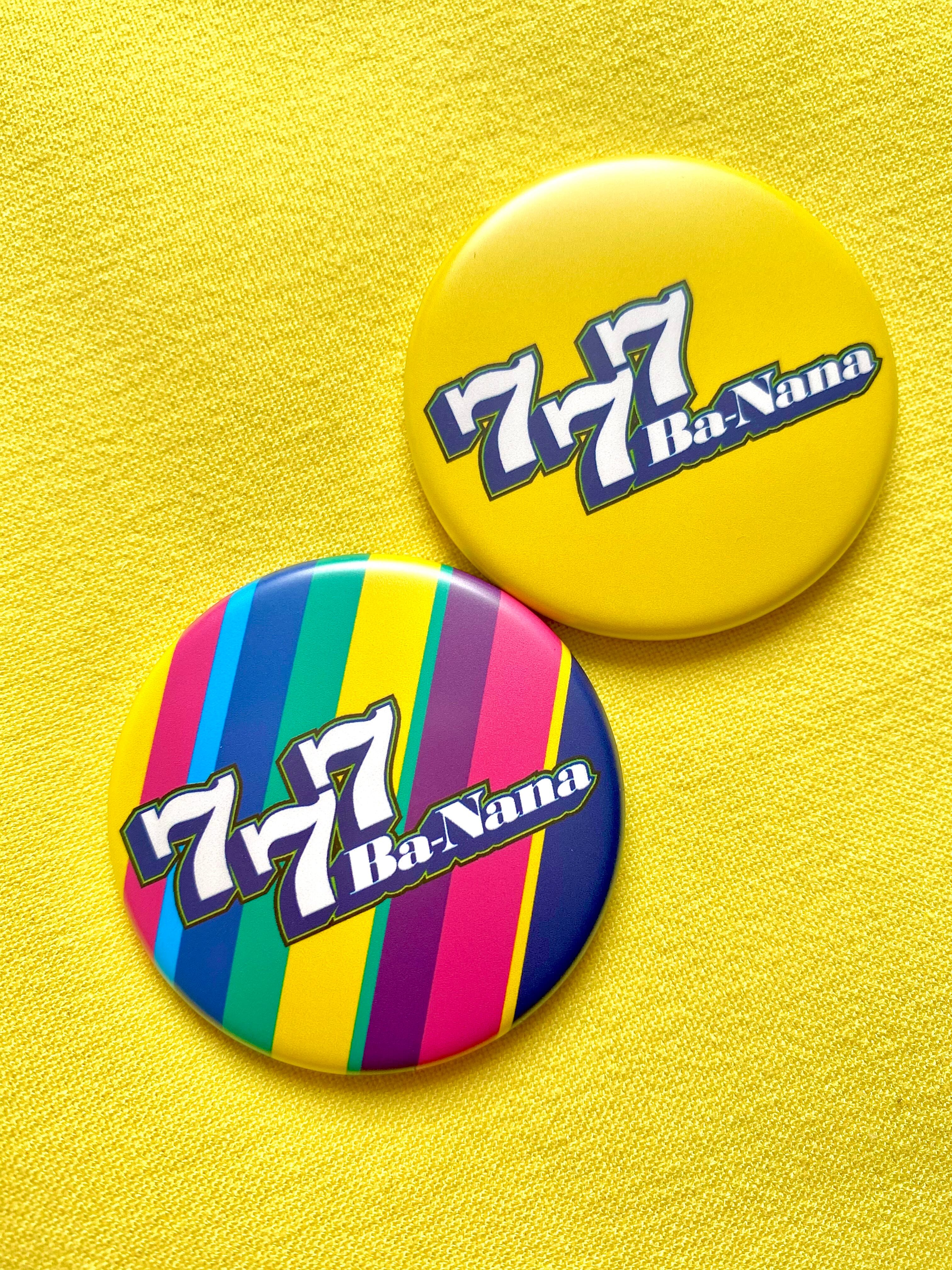 777 缶バッチ2種セット | BANANA PARTY