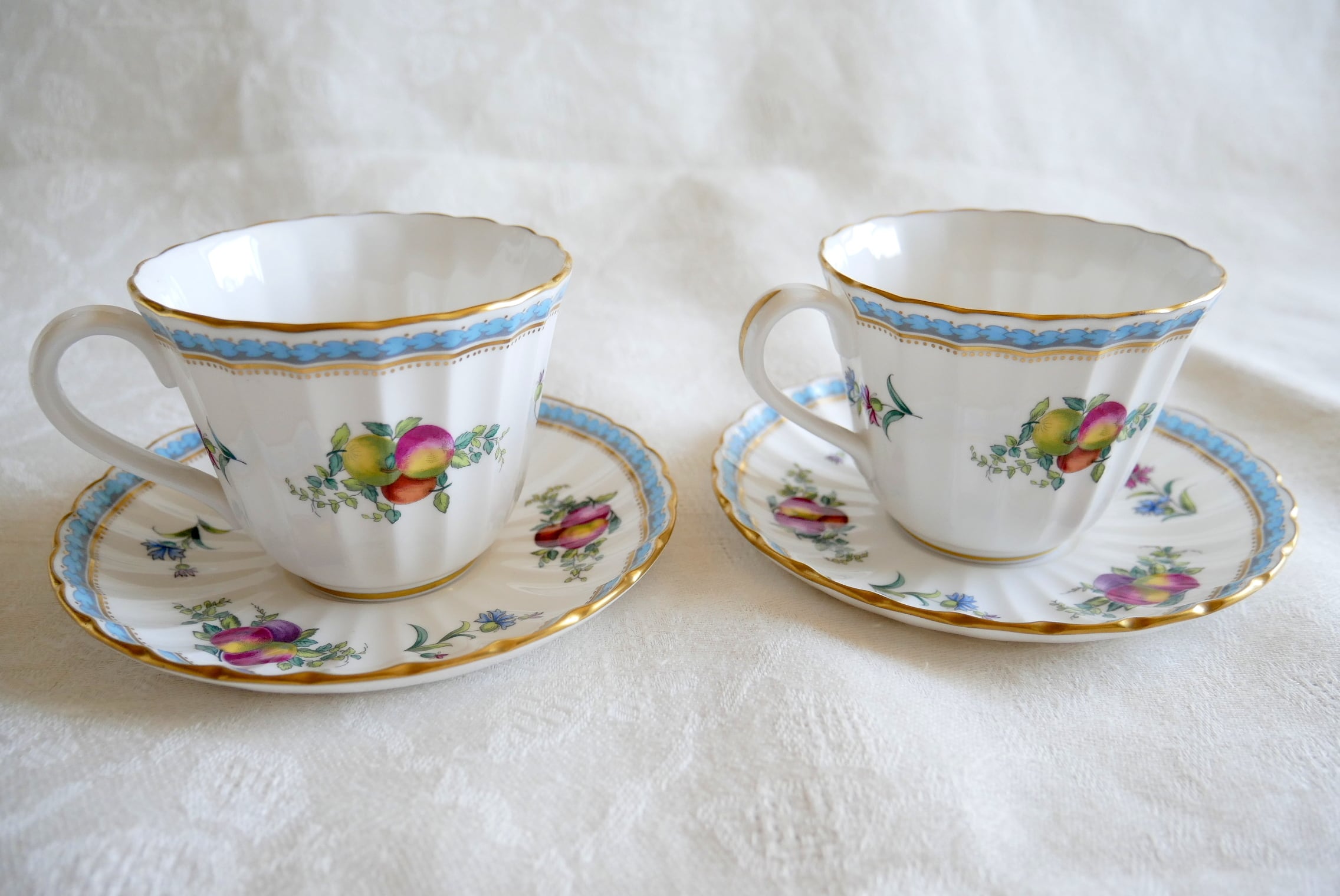 Spode】スポード Trapnell Sprays トラップネル カップ＆ソーサー 2客