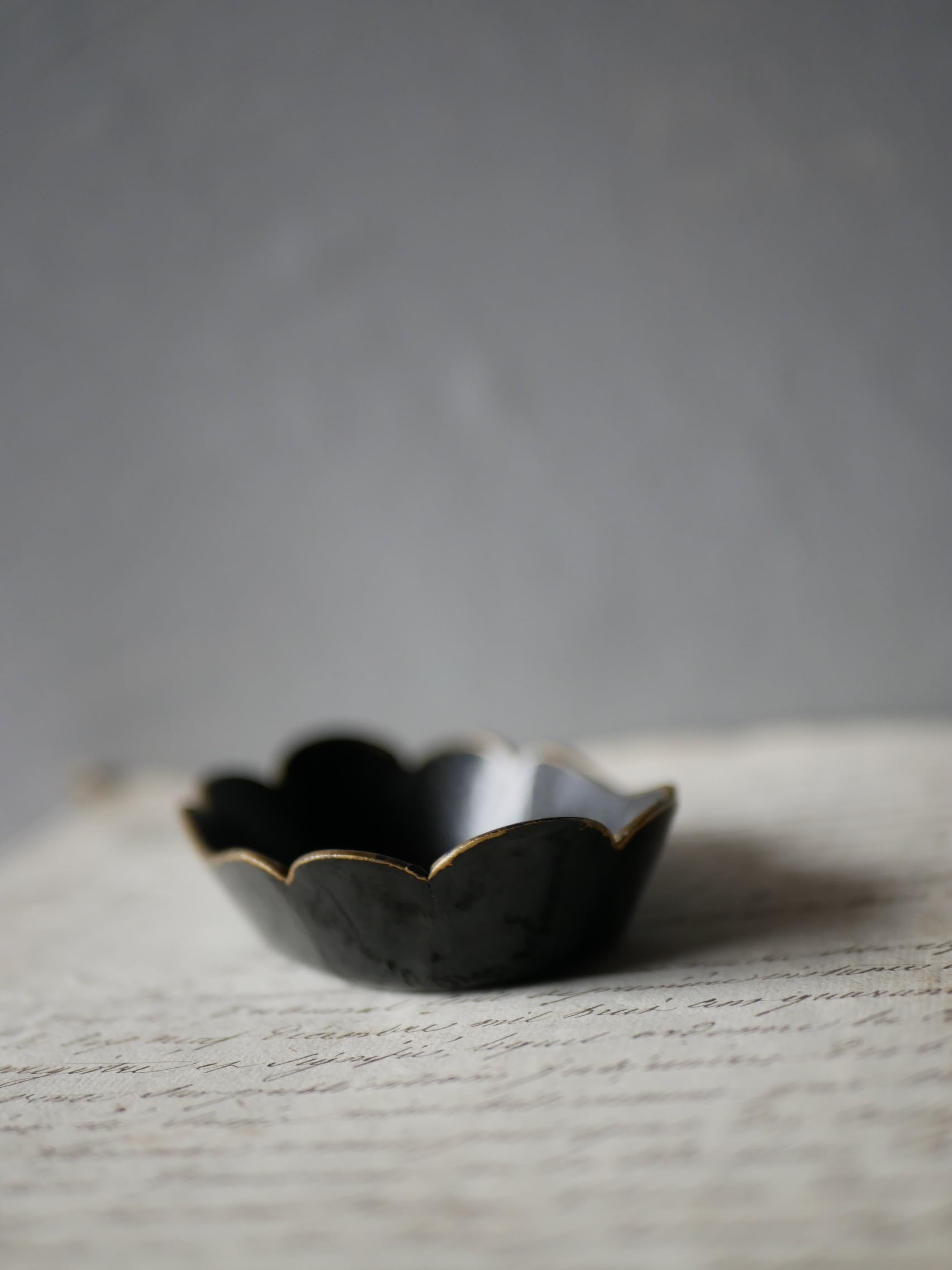 パピエマシェ ナポレオン三世時代 小物入れ フランスアンティーク