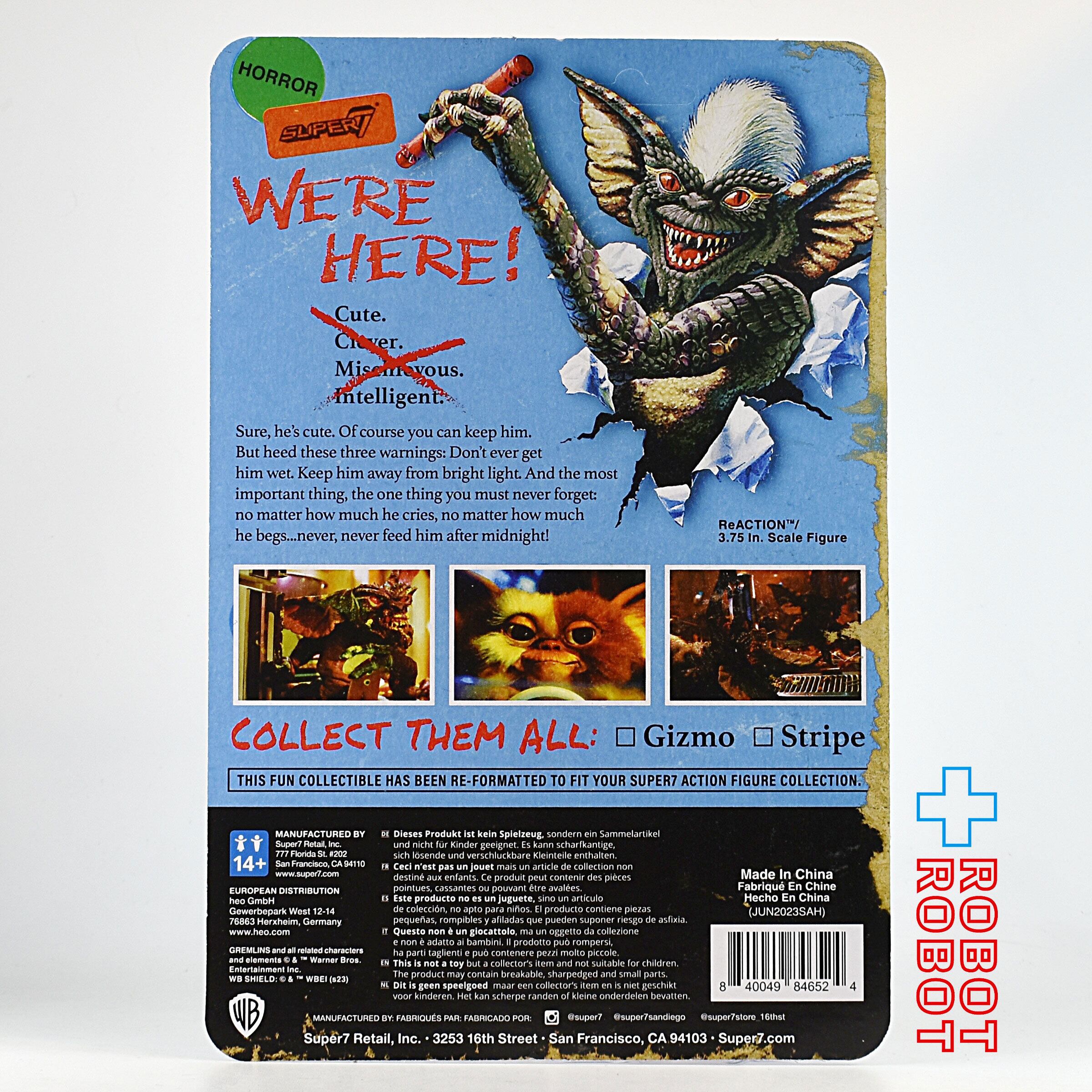 リ・アクション グレムリン / ギズモ 3.75インチ アクションフィギュア
