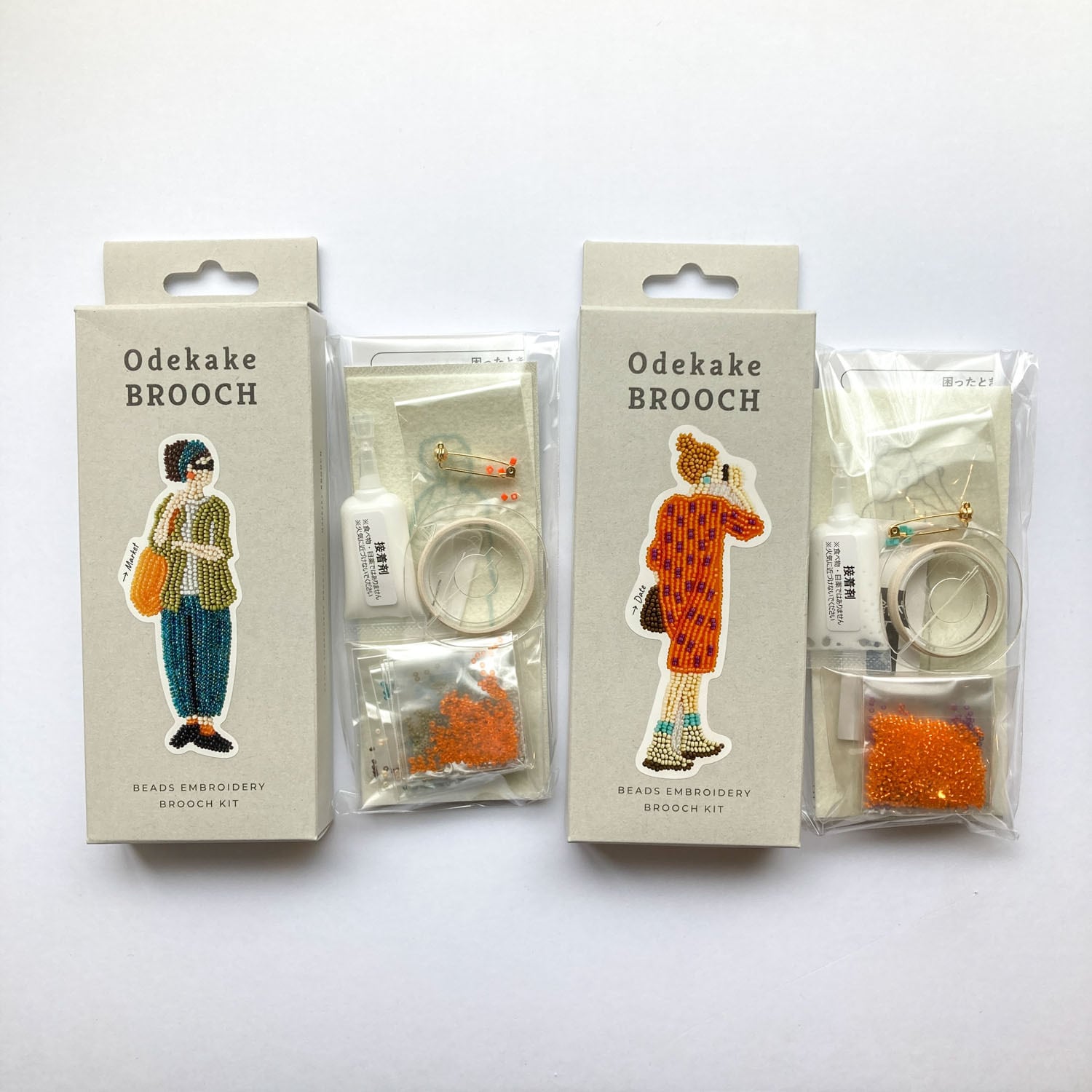 キット〉MIYUKI FACTORY おでかけブローチ刺繍 | Dua-アクセサリー