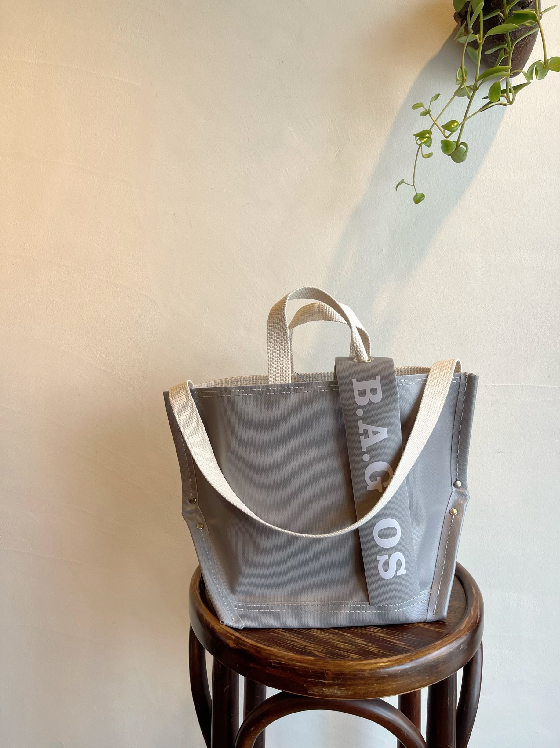 ebagos / Y字トートM・6号PVCキャンバス（ICE GRAY） | anouk