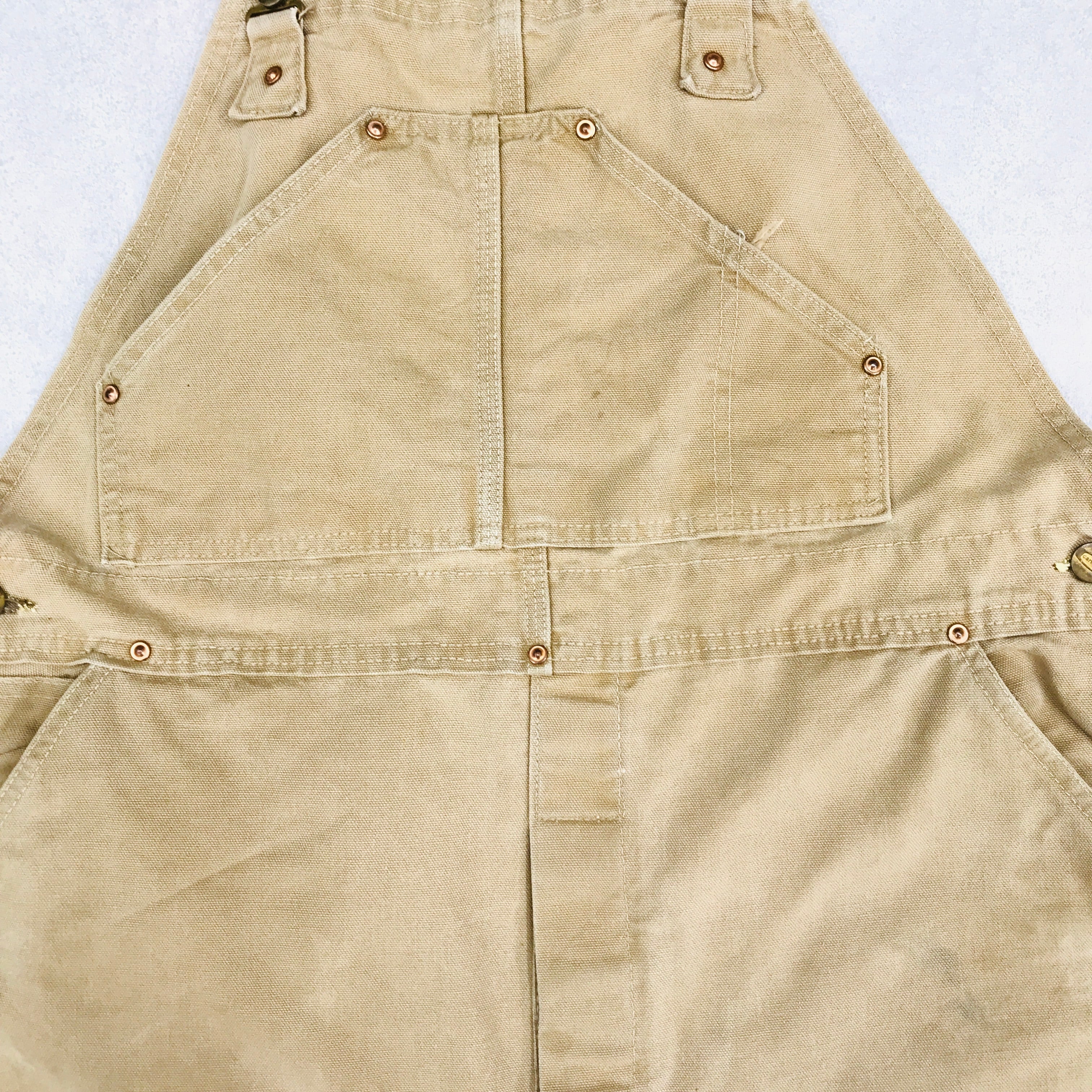 70年代 Carhartt プリントタグ ユニオンチケット付きダブルニー