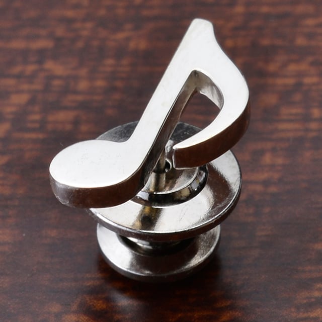 タイタック兼用ピンバッジ（ピンズ）「十六分音符」 | munekata「浅草