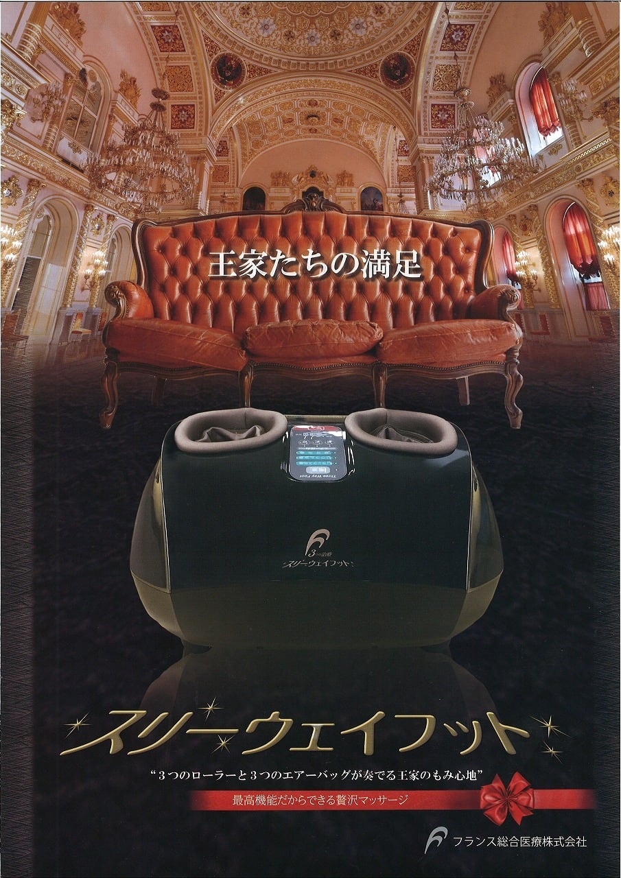 スリーウェイフット 足用マッサージ機 | France Lifestyle