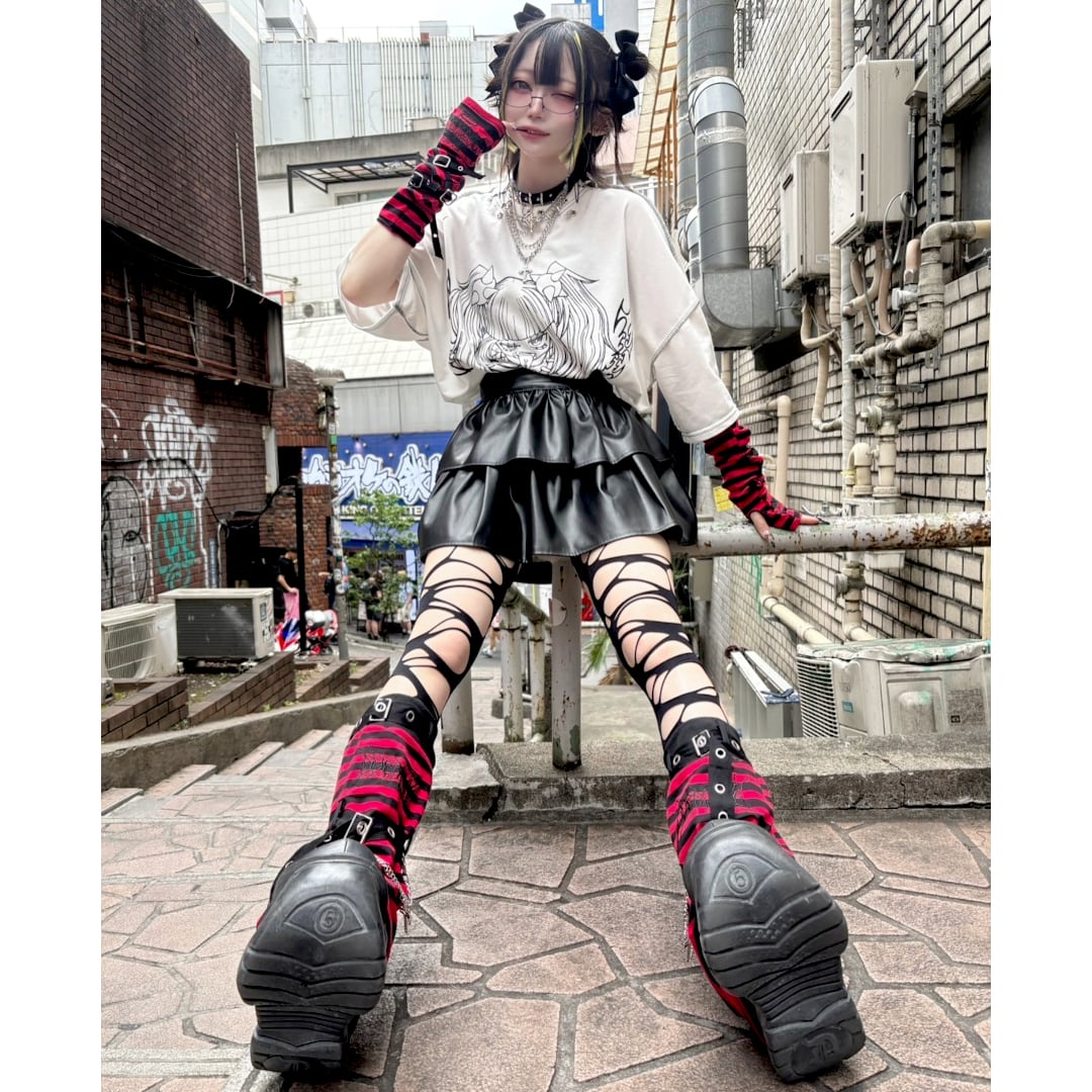 レザーティアードスカート | VOLCAN&APHRODITE