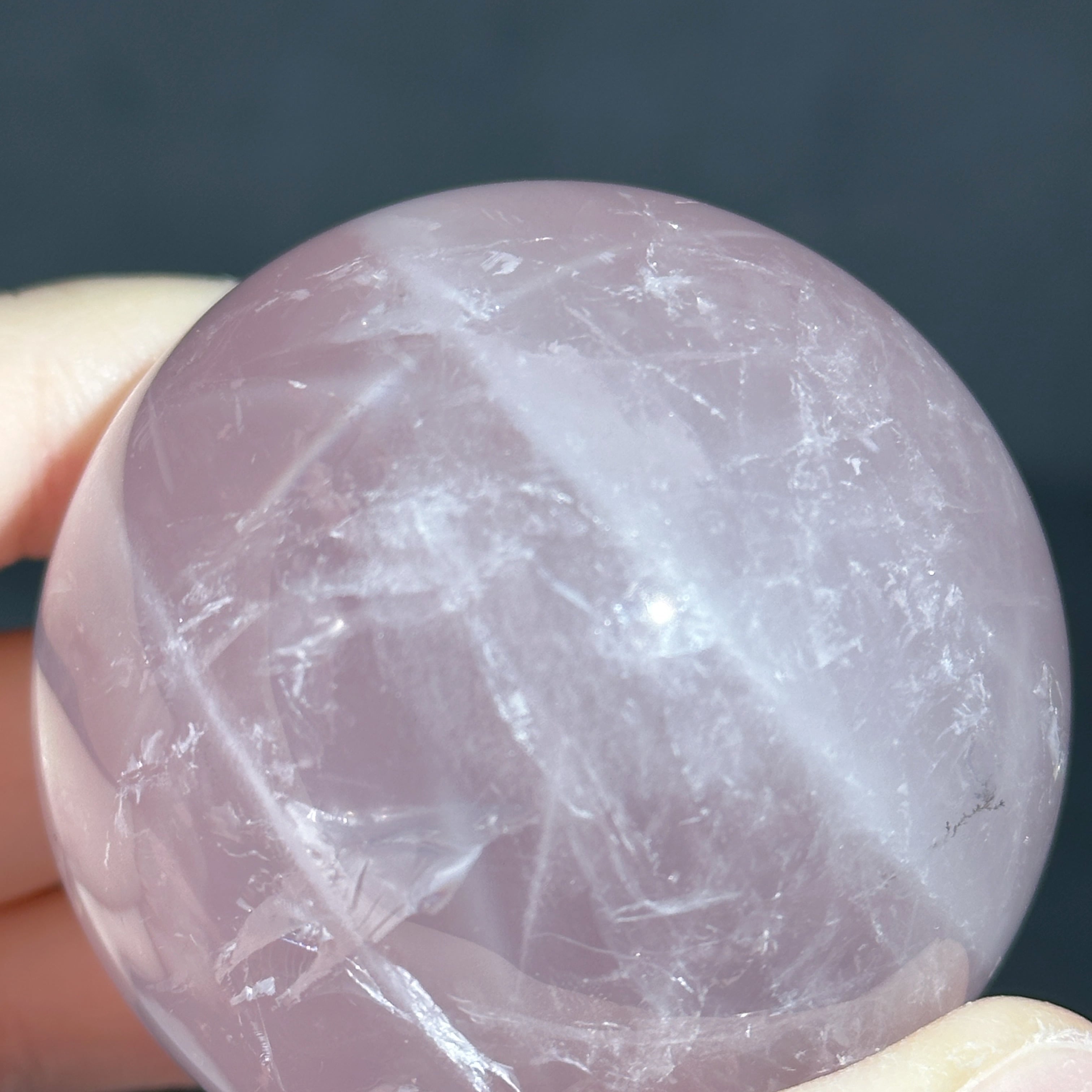 スターローズクォーツ スフィア01◇Star Rose Quartz◇天然石・鉱物