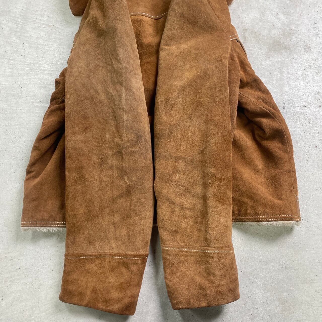70年代 JCPenny スウェードレザー ランチジャケット メンズL相当 古着
