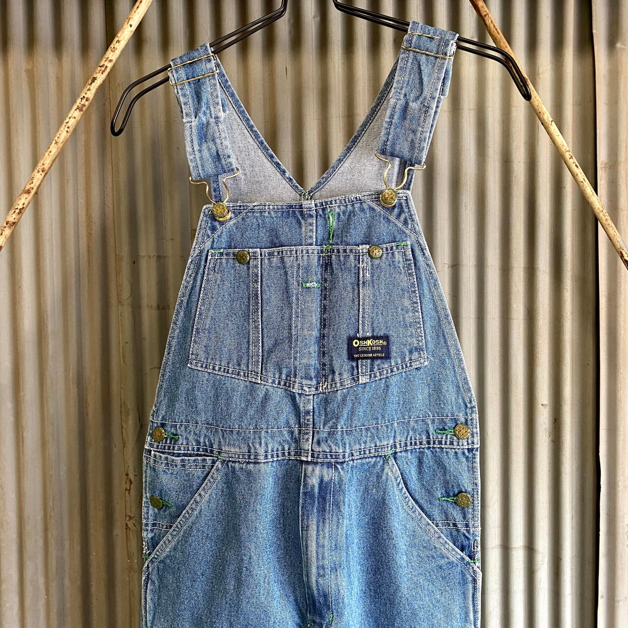 OSHKOSH オシュコシュ デニム オーバーオール レディースW28 古着