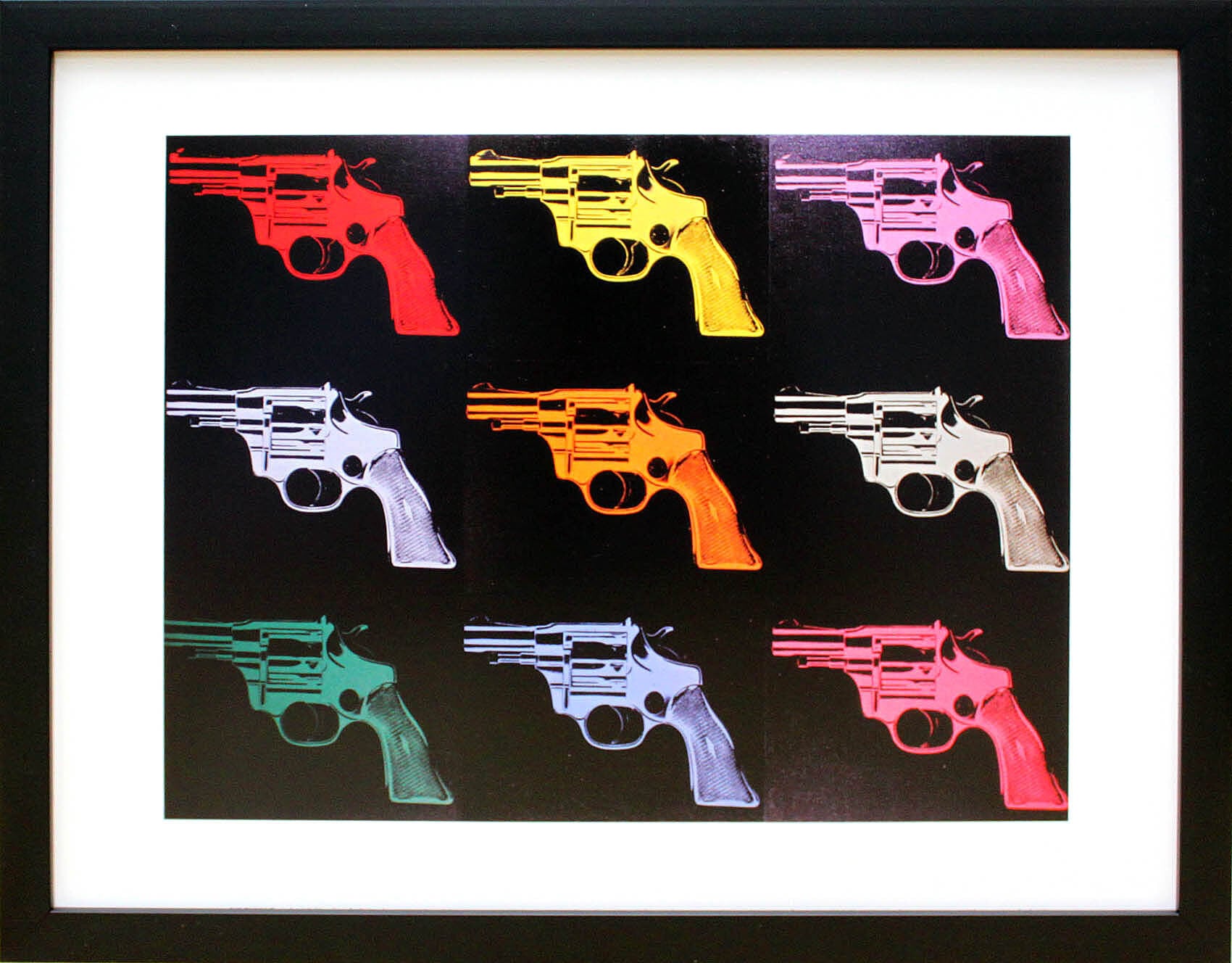 アンディ ウォーホル「ガン,c.1982(レインボー)Gun,c 1982(Rainbow