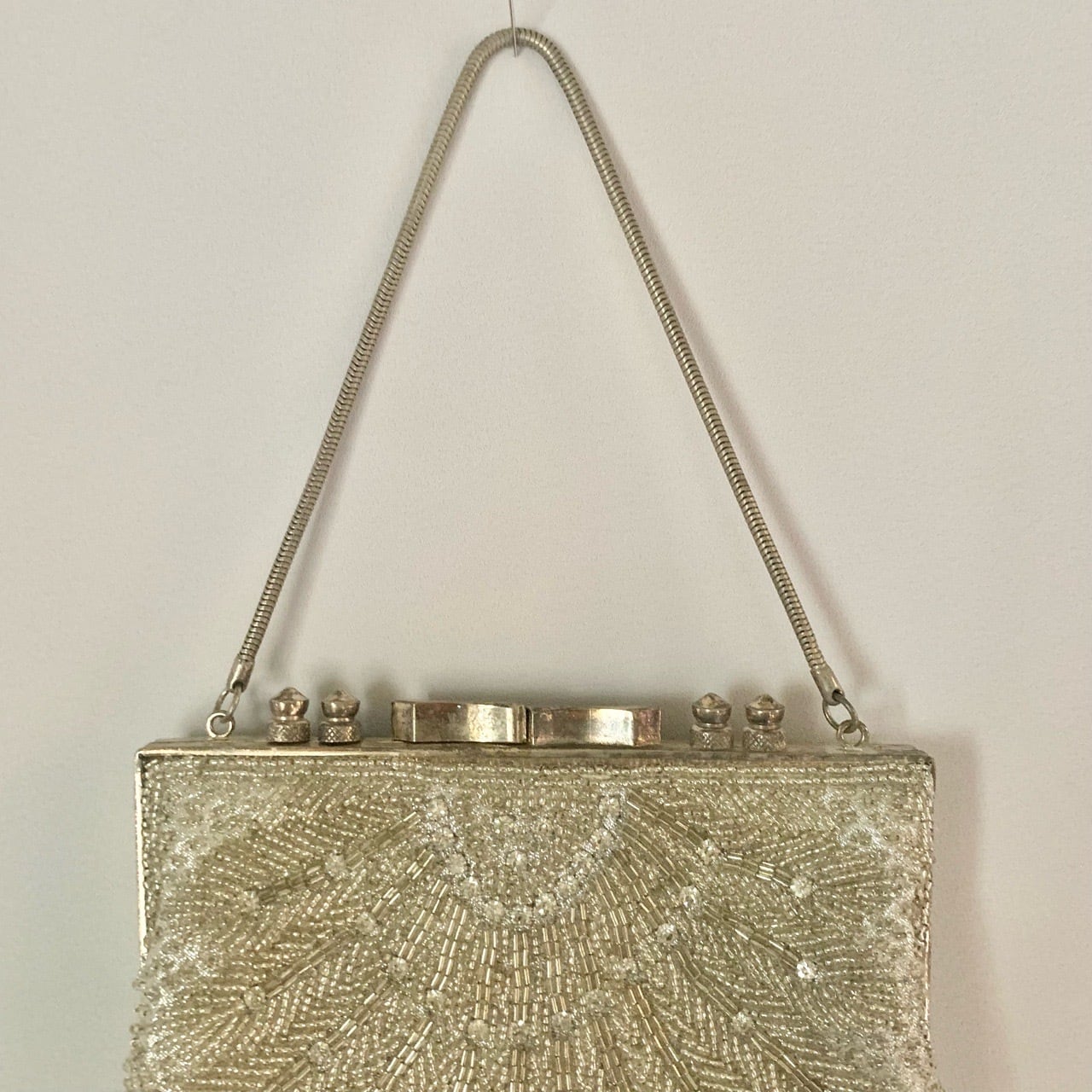 シルバービーズ刺繍バッグ | Boutique888