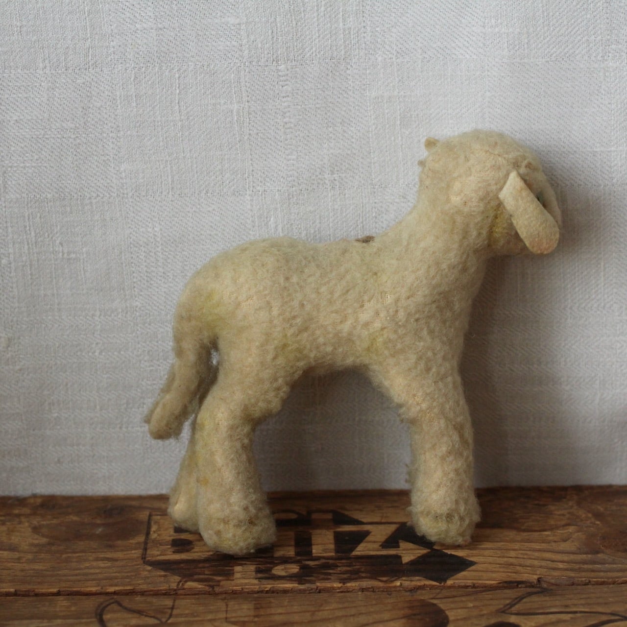 352]アンティークシュタイフ 羊のLamby ランビー 15cm ひつじ/ヒツジ