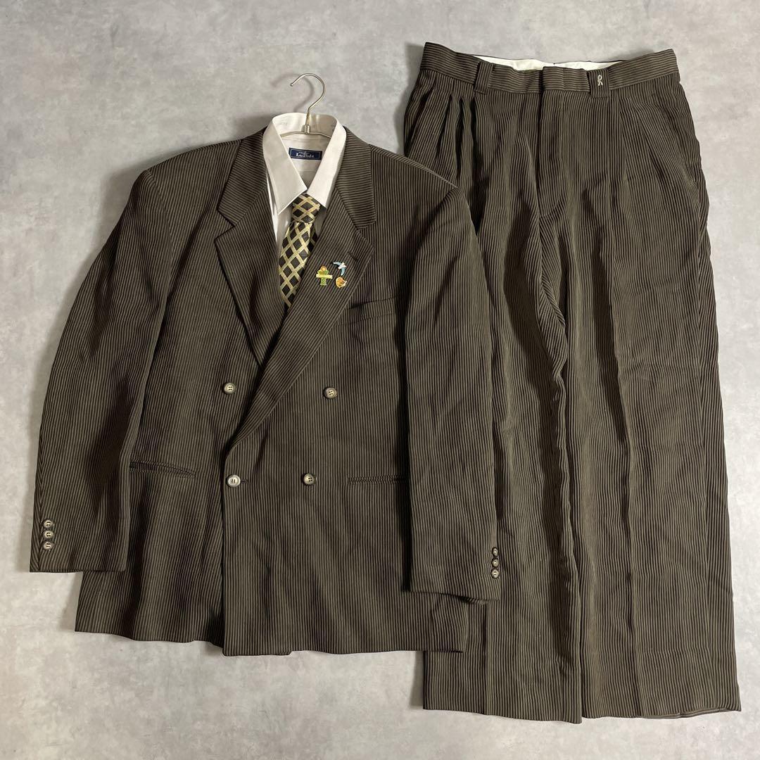 90s ヴィンテージ スーツ ダブルセットアップ ピンズvol.72