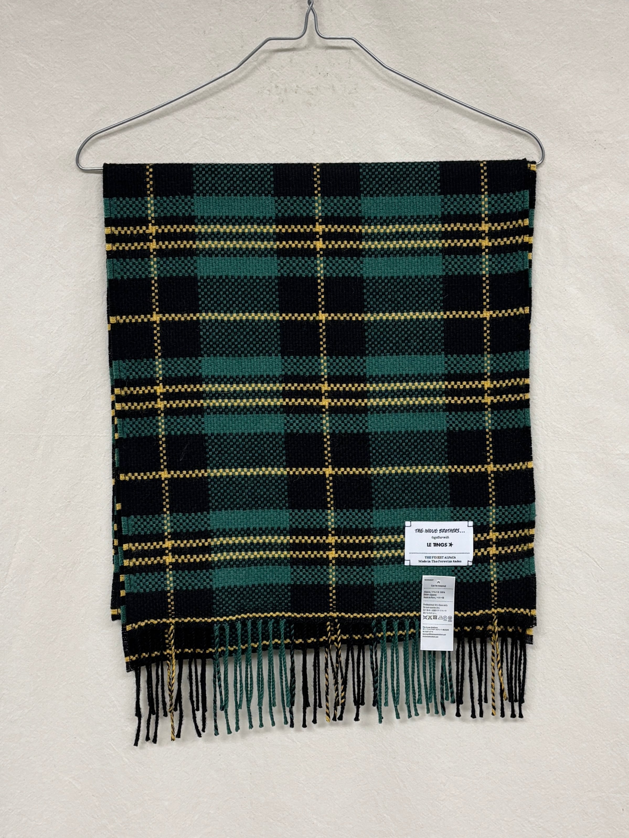 The Inoue Brothers / Market Check Scarf(JAMAICA CHECK) | THE