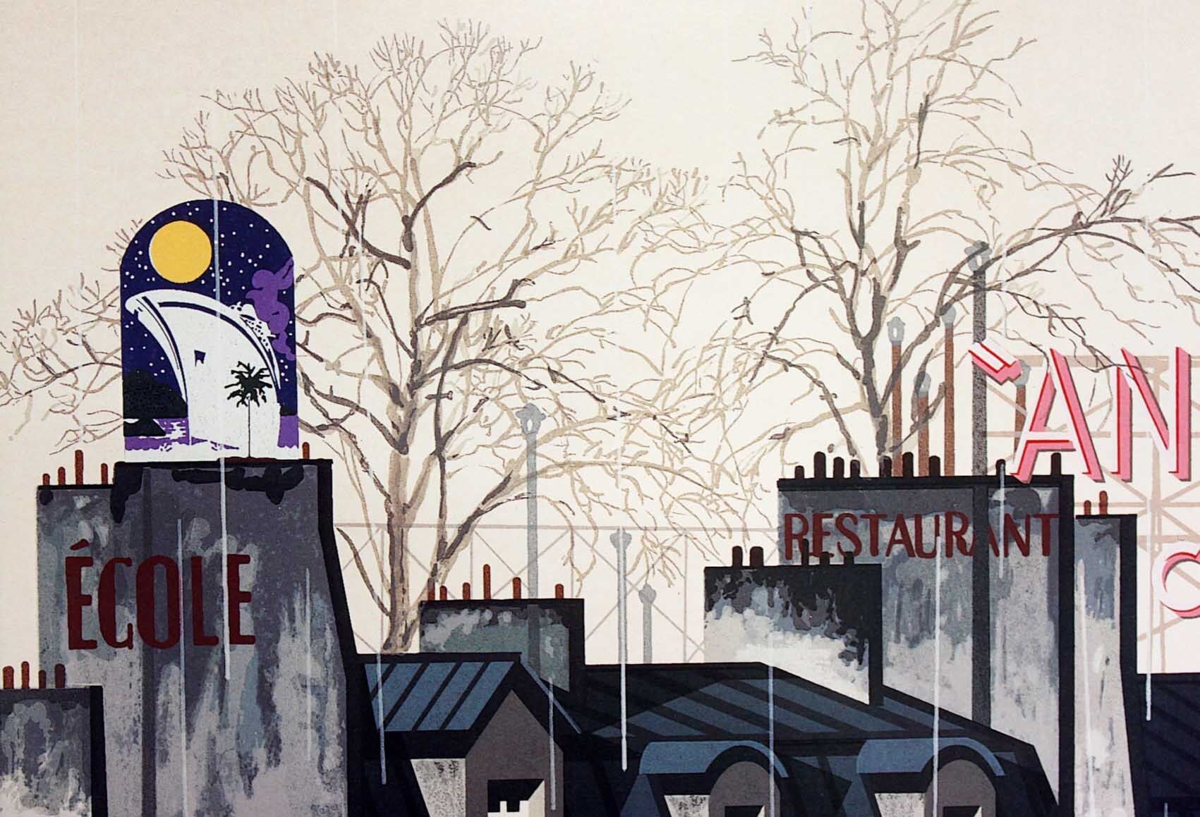 ヒロ ヤマガタ「アニー ホール」展示用フック付アートポスター 絵画