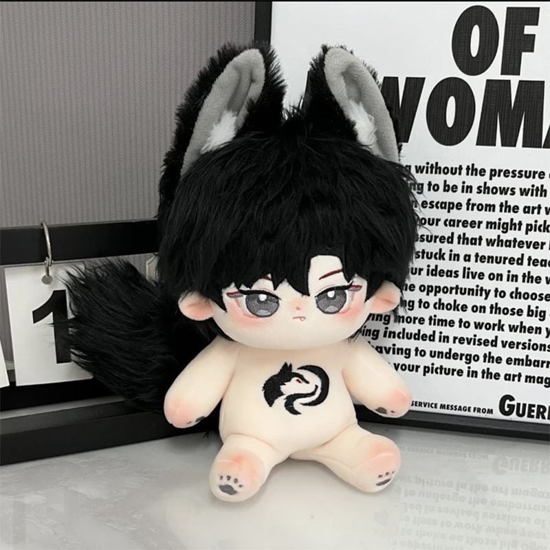 20cm 無属性 ぬいぐるみ 獣耳付け着せ替えぬいぐるみ 綿人形 コットン