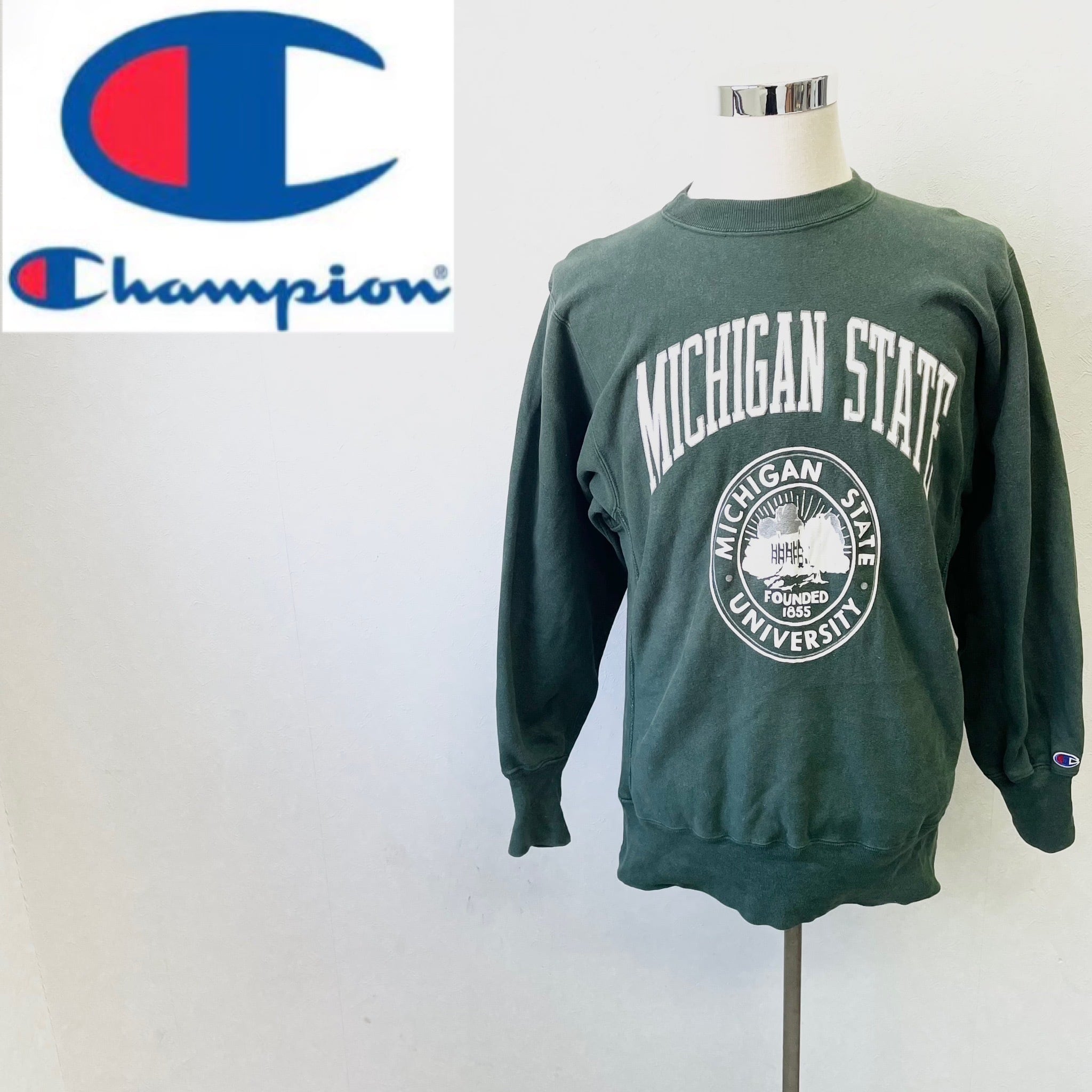 USA製】チャンピオン リバースウィーブ スウェットトレーナー 刺繡タグ