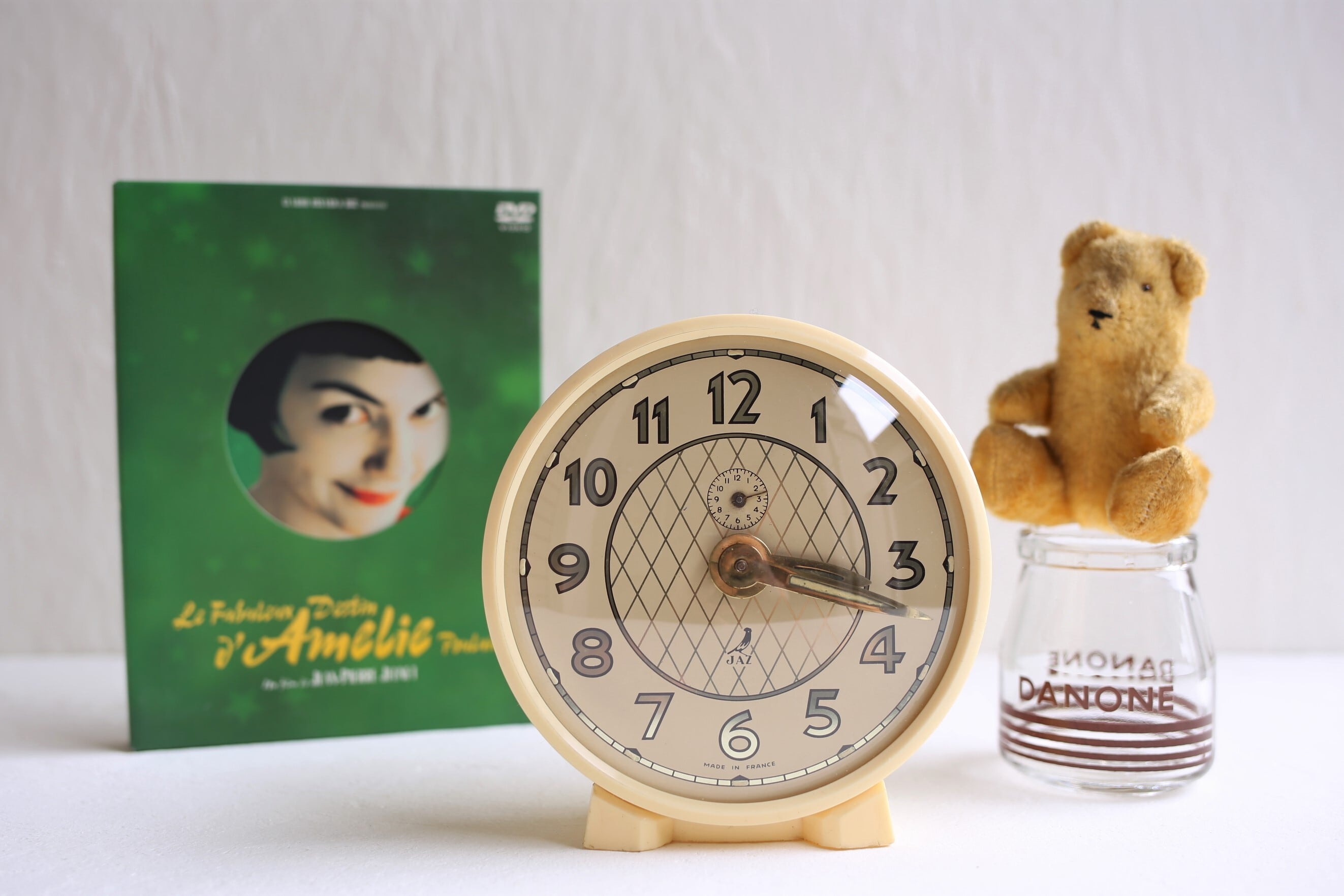 フランス アンティーク ヴィンテージ JAZ 目覚まし時計 『映画 アメリ
