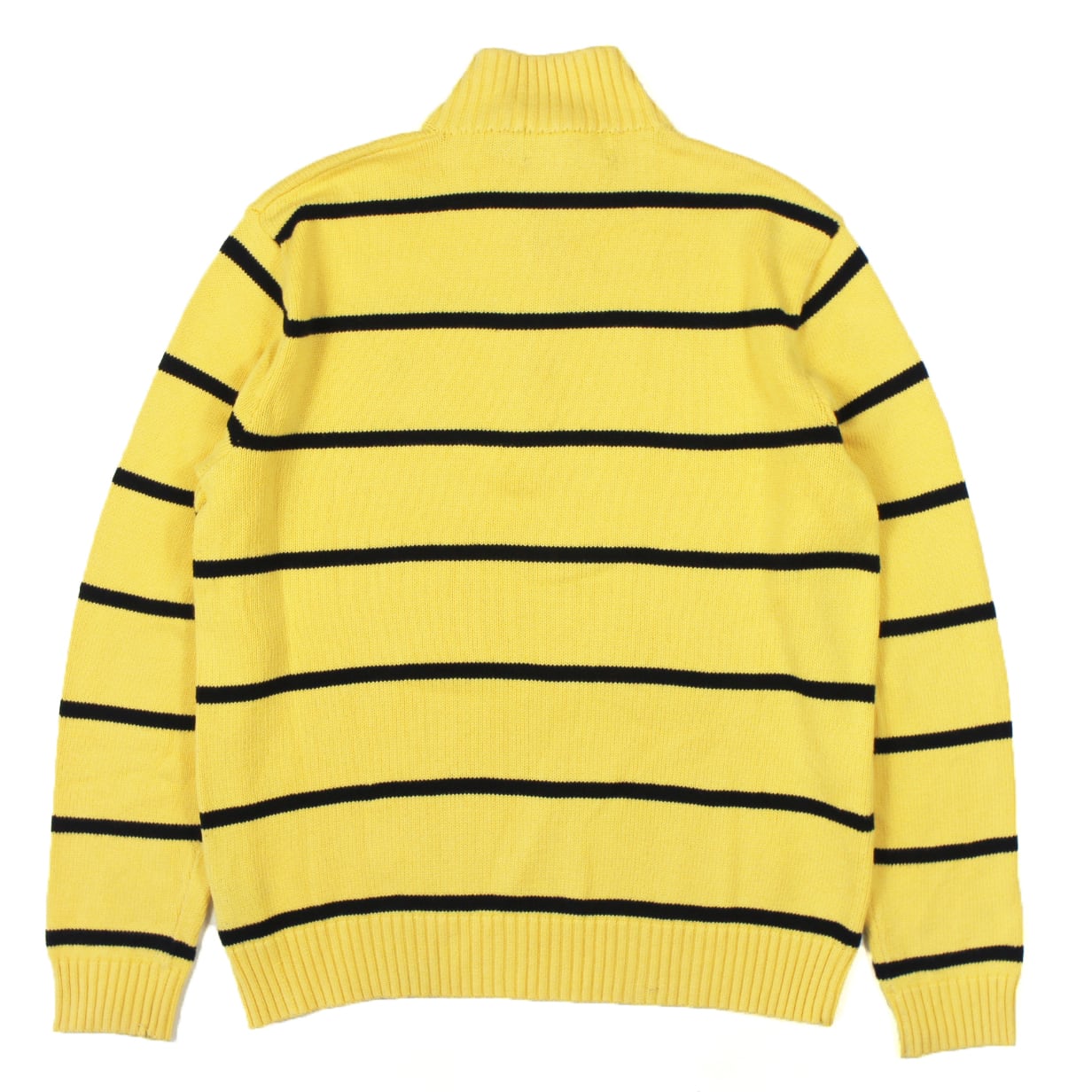 Polo Ralph Lauren Border Half Zip Cotton Knit Sweater ポロ ラルフ