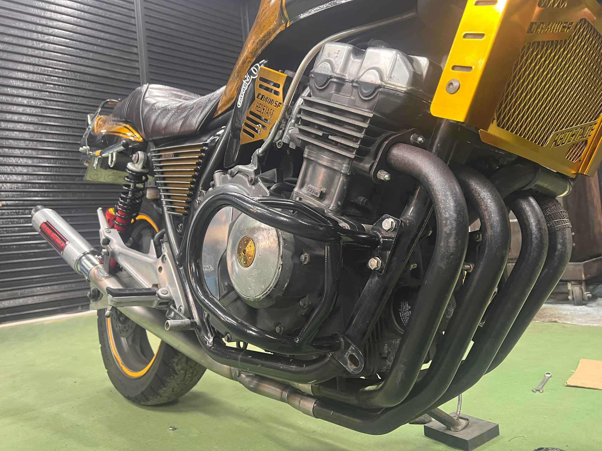 CB400SF NC39 【飛燕外伝】 4-2-1オリジナルマフラー ブラック