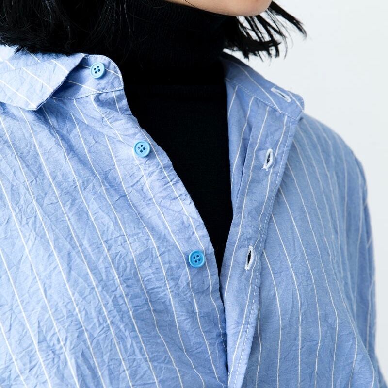 Veritecoeur ヴェリテクールVC-2419 バックギャザーシャツ | hanahana