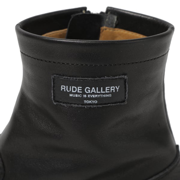SIDE ZIP BOOTS (BLACK) / RUDE GALLERY | CROSS ROAD BLUES