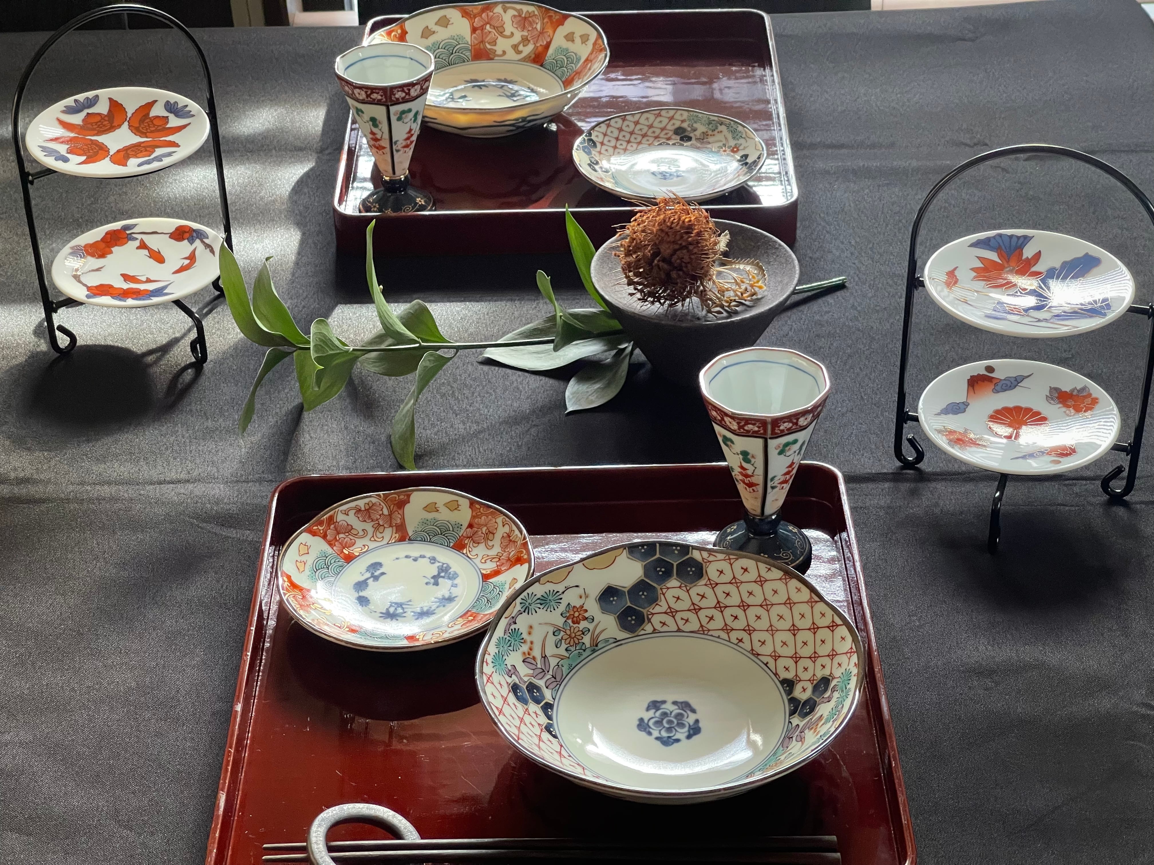 染錦古伊万里 小皿5枚揃 | Pay ID