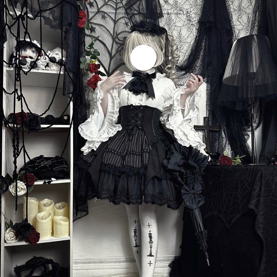 セットアップ ゴシックロリータ ダークファッション 闇かわいい｜天使