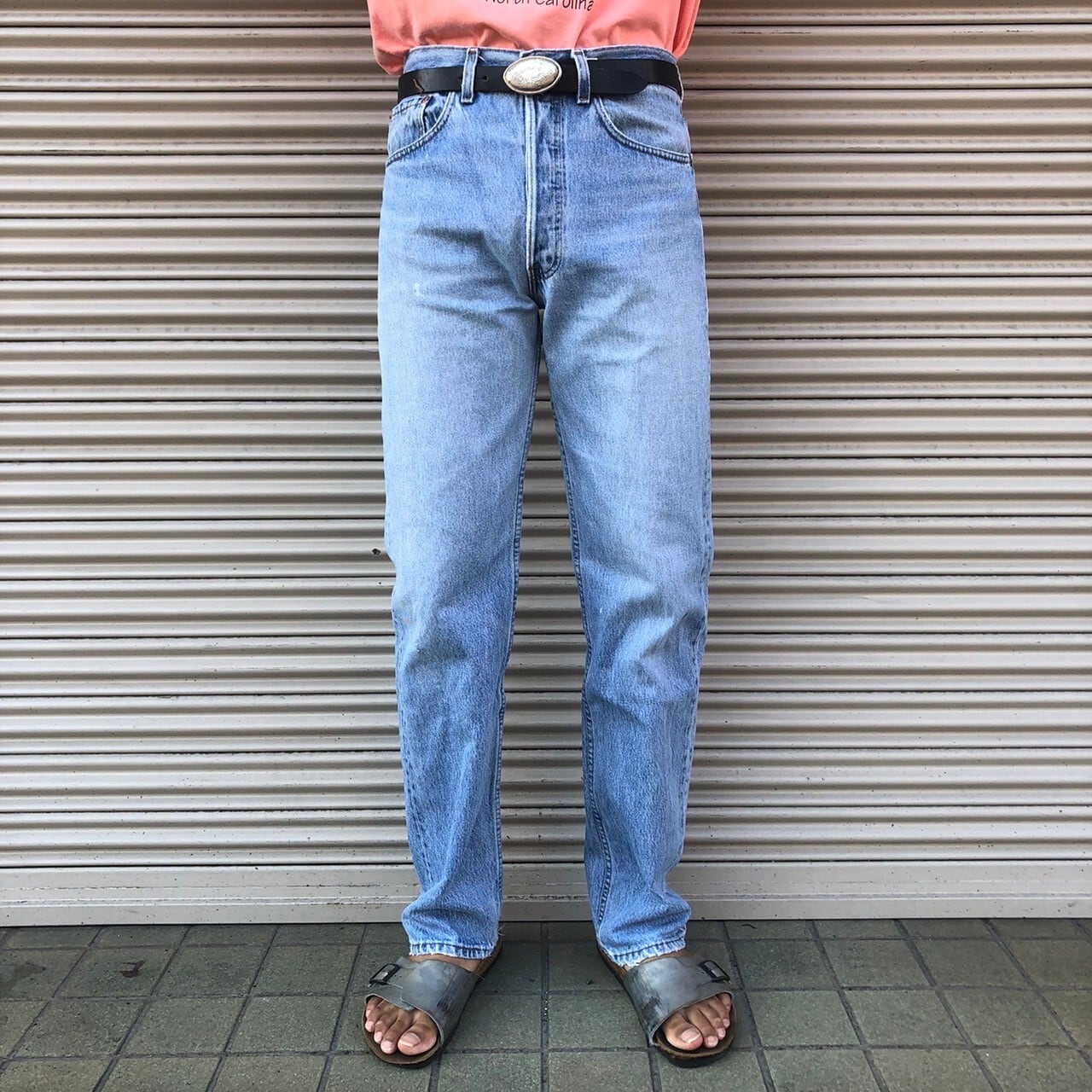USA製 90s Levi's 501 ヴィンテージ ダメージ デニム パンツ 米国